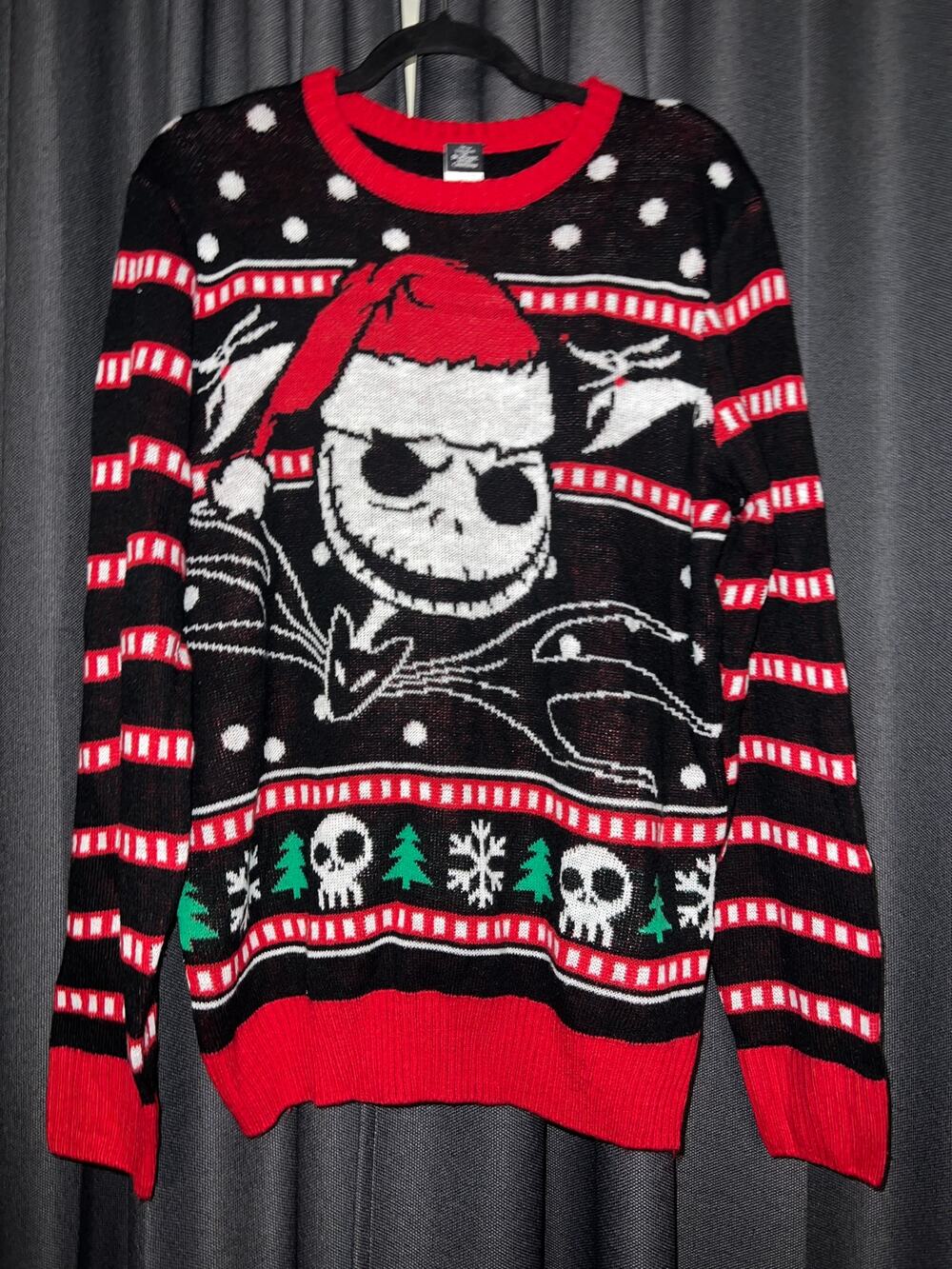 Ugly Christmas Sweater Xmas Size Large Nightmare